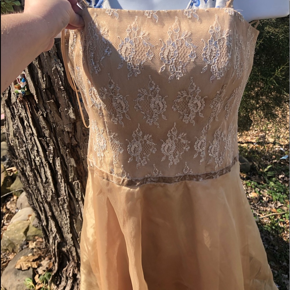 Tara silver metalic dress